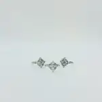 Anillo Nudo De Bruja Espirales Acabado En Plateado - Imagen 2