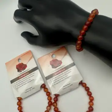 Pulsera De Carneola 8mm