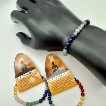 Pulsera De Los 7 Chakras 6mm