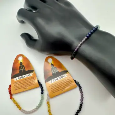 Pulsera De Los 7 Chakras 4mm