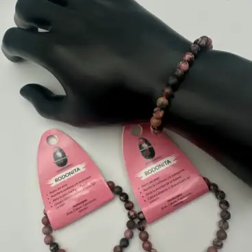 Pulsera De Rodonita 6mm