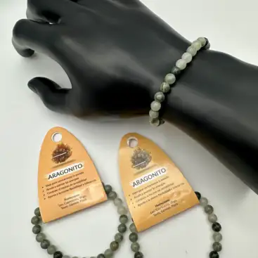 Pulsera De Aragonito 6mm