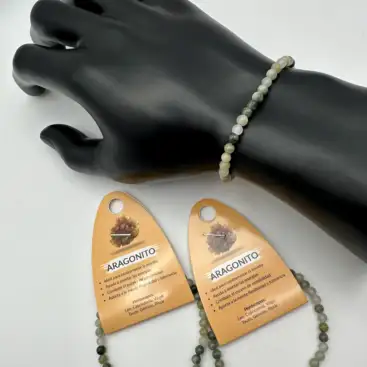 Pulsera De Aragonito 4mm