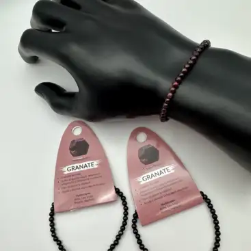Pulsera De Granate 4mm