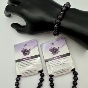 Pulsera De Amatista 10mm