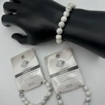 Pulsera De Howlite 10mm