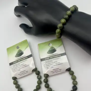 Pulsera De Jade Vietnamita 10mm