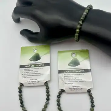 Pulsera De Jade Vietnamita 6mm