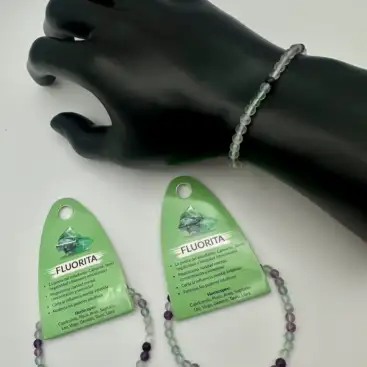 Pulsera De Fluorita 4mm
