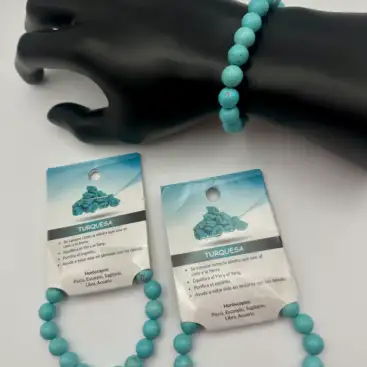 Pulsera De Turquesa 10mm