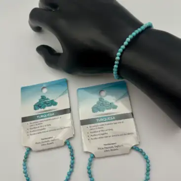 Pulsera De Turquesa 4mm
