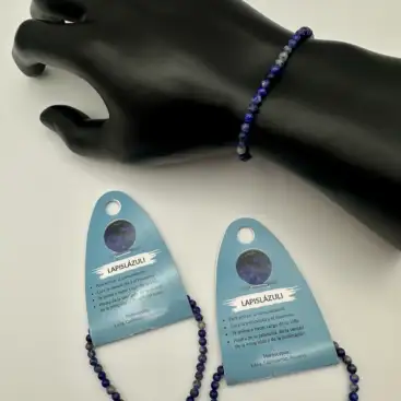 Pulsera De Lapislazuli 4mm