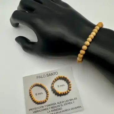Pulsera De Palo Santo 6mm