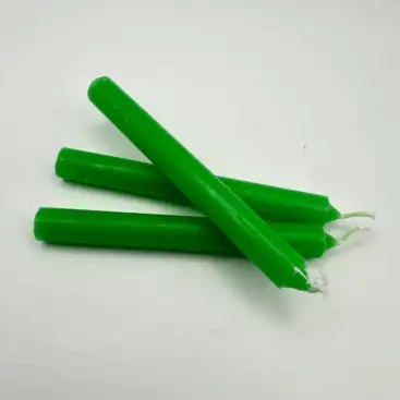Vela Color Verde Pequeña