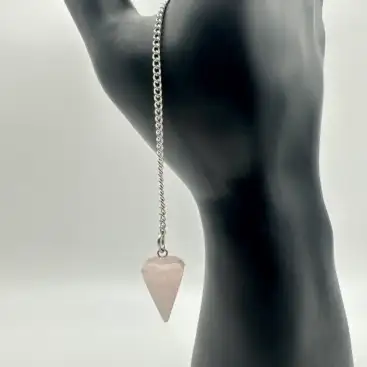 Péndulo Pequeño Cuarzo Rosa