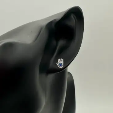 Pendientes Plata De Ley Ojo Turco