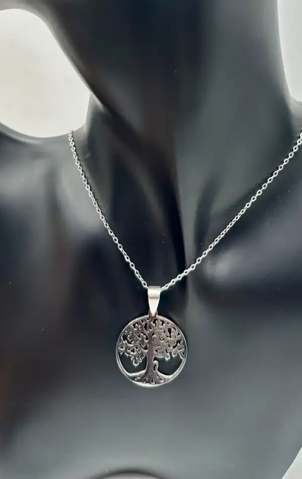 Colgante Árbol De La Vida Acero Inoxidable