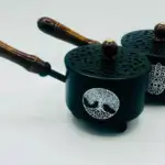 Portainciensos Acero Con Símbolos