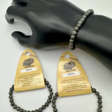 Pulsera De Pirita 6mm