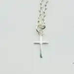 Colgante Cruz De Acero Inoxidable - Imagen 2