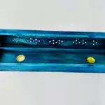 Portaincienso Y Portacono Azul