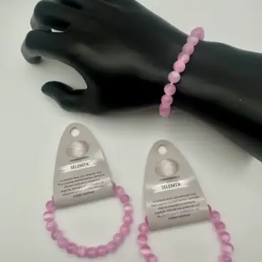 Pulsera Selenita Rosa 8mm