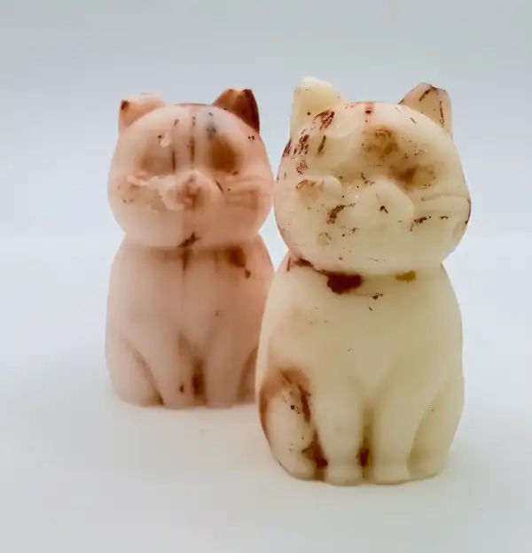 Cera Aromatica Palo Santo Gatos (Dos Unidades) La Calva Mistica