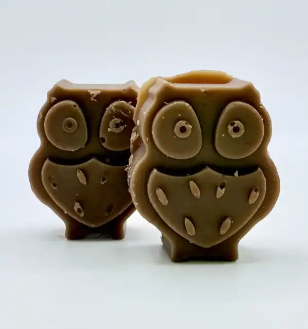 Cera Aromatica Chocolate Buhos (Dos Unidades) La Calva Mistica