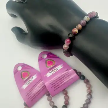 Pulsera Turmalina Sandía 8mm