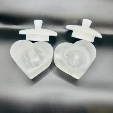Joyero Selenita Forma Corazon - Imagen 2