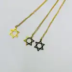 Colgante Estrella De David Acero