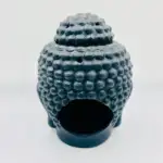 Quemador Cabeza De Buda Grande Negro - Imagen 2