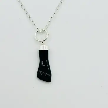 Colgante Puño De Higa (Azabache) Plata De Ley - Imagen 2