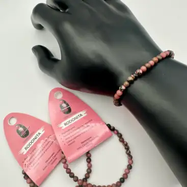 Pulsera Rodonita 4 mm
