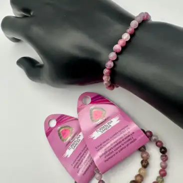 Pulsera Turmalina Sandia 7mm