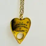 Colgante Puntero De Ouija Dorado Acero - Imagen 2
