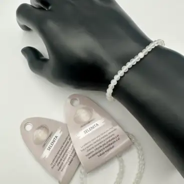 Pulsera Selenita 4 mm