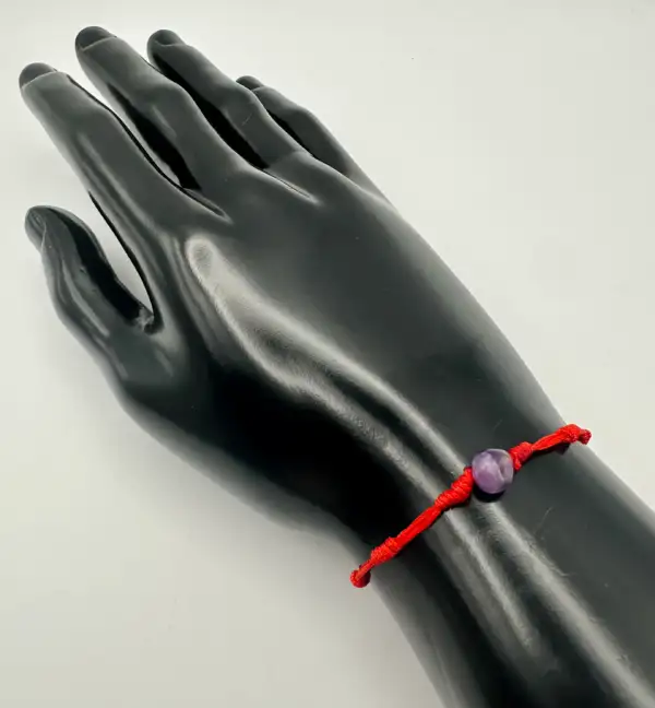 Pulsera 7 Nudos Con Amatista