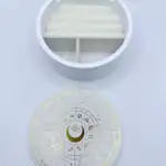 Joyero Astrologico Blanco Redondo