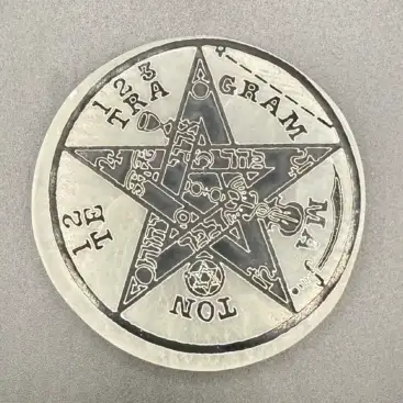 Placa Selenita Tetragramaton Negro