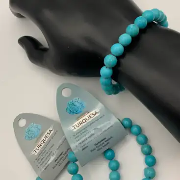 Pulsera Mineral Turquesa Hombre