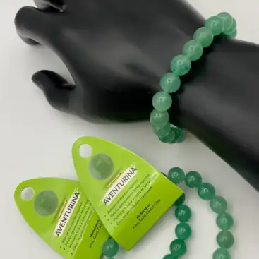 Pulsera Mineral Aventurina Hombre