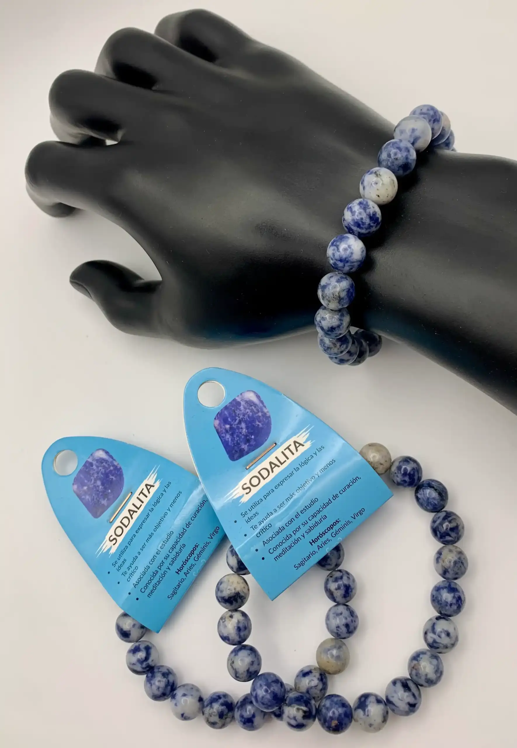 Pulsera Mineral Sodalita Hombre