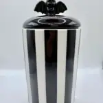 Tarro De Almacenamiento Con Murcielago Rayado