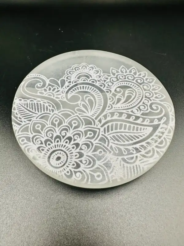 Placa Selenita Mandalas Varios