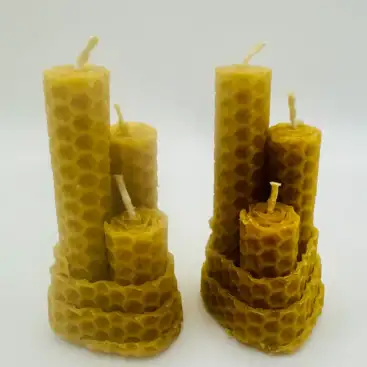 Vela De Miel Volcan 3 Mechas