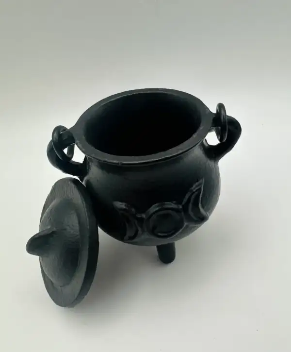 Quemador Caldero De Bruja Pequeño Hierro - Imagen 2
