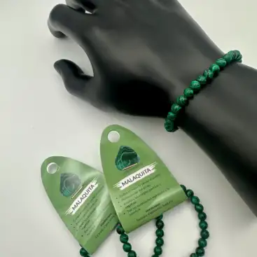 Pulsera De Malaquita 6mm