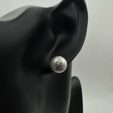 Pendientes Virgen Del Rocio Perlas Plata De Ley