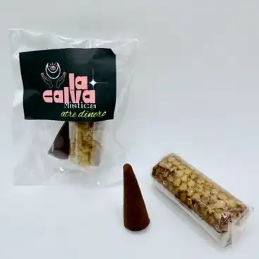 Vela Atrae Dinero Miel Mini Ritual La Calva Mistica